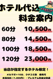 ホテル込み料金案内